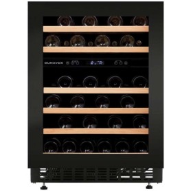 Dunavox FLOW 46HH, cantinetta vino sottobanco, nera, DAUF-46.145DBH