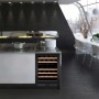 Dunavox FLOW 46HH, cantinetta vino sottobanco, nera, DAUF-46.145DBH