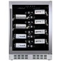 Dunavox Sera 40, cantinetta vino da incasso, acciaio inox, DAUF-40.138SS