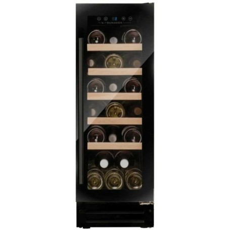 Dunavox Flow 19, cantinetta vino da incasso, nero opaco, DAUF-19.58MB
