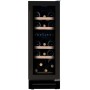 Dunavox Flow 17, cantinetta vino da incasso, nero opaco, DAUF-17.58DMB