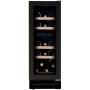 Dunavox Flow 17H, cantinetta vino da incasso, nera, DAUF-17.58DBH