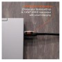 CABLE USB-C WITH LED 1MT BK (CY5507PCCCC)