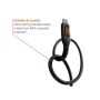 CABLE USB-C WITH LED 1MT BK (CY5507PCCCC)
