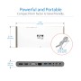Tripp Lite U442-DOCK4-INT replicatore di porte e docking station per laptop Cablato USB 3.2 Gen 2 (3.1 Gen 2) Type-C Grigio
