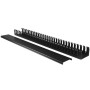 StarTech.com Pannello Gestione Cavi Orizzontale per Armadi Rack 40U - Sistema gestione Passacavi con ganci (CMVER40UF)
