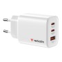 VERBATIM ESSENTIALS GAN CHARGER 65W EU PLUG WHITE (32353)