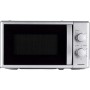 Respekta MW700 microonde, 44 cm di larghezza, 700 W, 20 L, 5 livelli di potenza, timer, argento(MW700)