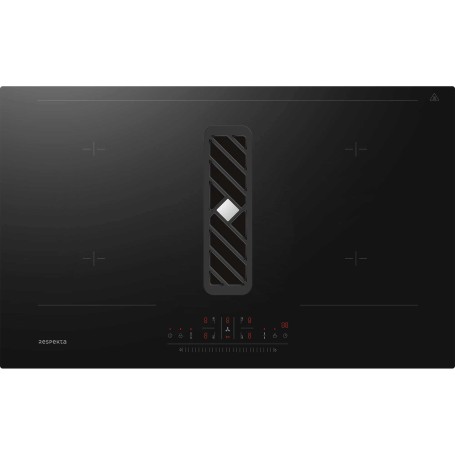 Respekta KMCH7800I-45, Piano cottura autosufficiente (nero, con cappa aspirante integrata)