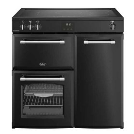 Belling FARMHOUSE RCA 90 Ei Black - Fornello da 90 cm con fornello a induzione
