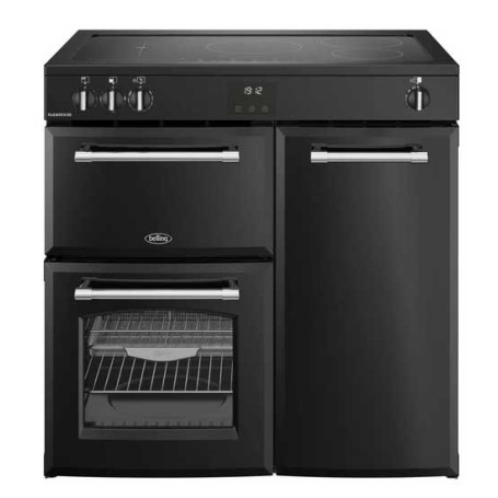 Belling FARMHOUSE RCA 90 Ei Black - Fornello da 90 cm con fornello a induzione