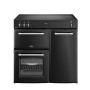 Belling FARMHOUSE RCA 90 Ei Black - Fornello da 90 cm con fornello a induzione