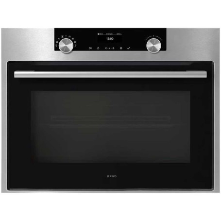 ASKO OM 8464 S Forno microonde 53 lt ,1000W, 6 funzioni, display TFT mini, acciaio, tecnologia Stirrer (OM8464S)