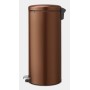 Brabantia 238789 cestino per rifiuti Rotondo Acciaio Bronzo (23 87 89)