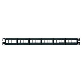 Panduit 24-port Modular Patch Panel 6 Removable Faceplates 1U (NKFP24Y)