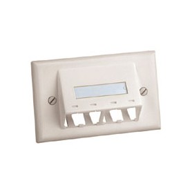 Panduit CFPHSL4IW Placca copripresa e copri interruttori Bianco (CFPHSL4IW)