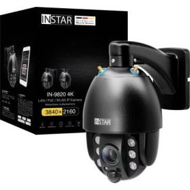 INSTAR IN-9820 4K schwarz 18003 IPÜberwachungskamera (INSTAR IN-9820 4K schwarz 18003)