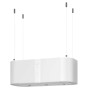 Oranier Livia Isola 80 W - Cappa a isola / Corpo cappa laccato bianco