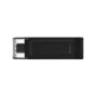 Kingston Technology DataTraveler 70 unità flash USB 64 GB USB tipo-C 3.2 Gen 1 (3.1 Gen 1) Nero (DT70/64GB)