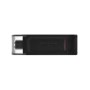 Kingston Technology DataTraveler 70 unità flash USB 128 GB USB tipo-C 3.2 Gen 1 (3.1 Gen 1) Nero (DT70/128GB)