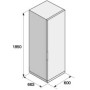 ASKO R 23841 W - Frigorifero 1 porta Classe C 384 lt-Bianco (R23841W)