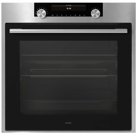 ASKO OP 8687 S Acciaio, Ultra Cool Door, 4 vetri e riflettori di calore, Pirolitico ultraresistente e antiaderente (OP8687S)
