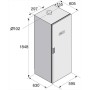 ASKO DC 7784 V.W - Armadio asciugabiancheria ventilato libera installazione 4 kg - porta reversibile - bianco (DC7784V.W)