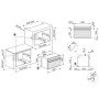 SMEG SO4106WAPG Forno con funzione microonde e vapore, design Linea, Grigio Nettuno, touch control, nicchia 60 x 45 cm