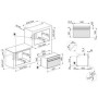 SMEG SO4106WAPB3 Forno con funzione microonde e vapore, design Linea, nero, touch control, nicchia 60 x 45 cm