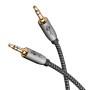 Goobay 65274 cavo audio 2 m 3.5mm TRS Nero, Argento