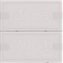 Gira KNX Tastsensor 4 Komfort 2f TS4 ws 5002003 (5002003)