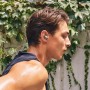 Apple Powerbeats Fit - Wireless Noise-Cancelling Workout Earbuds with Ultimate Secure Fit - Gravel Grey (ME2K4ZM/A)