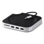 Satechi Stand Hub Mac Mini M4 SSD Enclosure Silber (ST-GNMMES)
