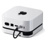 Satechi Stand Hub Mac Mini M4 SSD Enclosure Silber (ST-GNMMES)