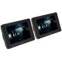 Inter Sales MTW-1098 portabler DVD-Player m. 2x 10'' Display - Portable DVD-Player (MTW-1098)