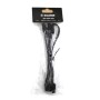 4pin HDD Kabel XZ183, 65cm (schwarz)