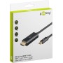USB Adapterkabel, USB-C Stecker  HDMI Stecker, 4K / 60Hz (schwarz, 1 Meter) (75696)