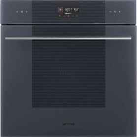 SMEG SO6102TGF Forno a vapore, linea di design Linea, Grigio Nettuno, touch control, nicchia 60 x 60 cm