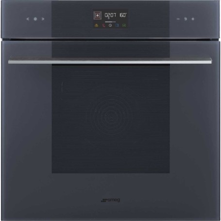 SMEG SO6102TGF Forno a vapore, linea di design Linea, Grigio Nettuno, touch control, nicchia 60 x 60 cm