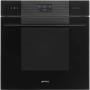 SMEG SO6102TB3 Forno a vapore, linea di design Linea, nero, touch control, nicchia 60 x 60 cm