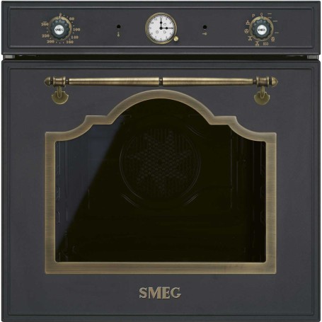 SMEG SFP67C1TPOF - Forno , linea design Cortina, antracite, manopole di comando, nicchia 60 x 60 cm