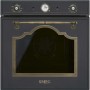 SMEG SFP67C1TPOF - Forno , linea design Cortina, antracite, manopole di comando, nicchia 60 x 60 cm