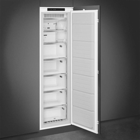 SMEG S9F174DND - Congelatore, apparecchio da incasso, No Frost, tecnologia porta fissa, nicchia circa 56 x 178 cm