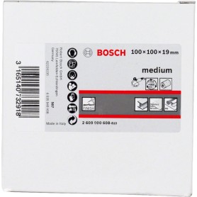 Vliesschleifwalze Medium 2608000608, 100mm / 19mm (1 Stck, fr Trommelschleifer / Satinierer)