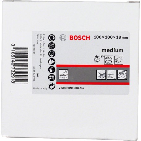 Vliesschleifwalze Medium 2608000608, 100mm / 19mm (1 Stck, fr Trommelschleifer / Satinierer)