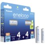 Akku eneloop 4+4 Kombi 1,2V, 4x Micro AAA + 4x Mignon AA (8 Stck) (BK-KJMCDE44E)