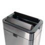 Jakob Maul GmbH Tret-Abfallbehälter MAULwing 40l Edelstahl Doppeldeckel (9504094)