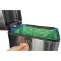 Jakob Maul GmbH Tret-Abfallbehälter MAULwing 40l Edelstahl Doppeldeckel (9504094)