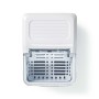Nedis KAIC100FWT macchina per cubetti di ghiaccio Macchina per la produzione di cubetti di ghiaccio integrata/indipendente 12 kg