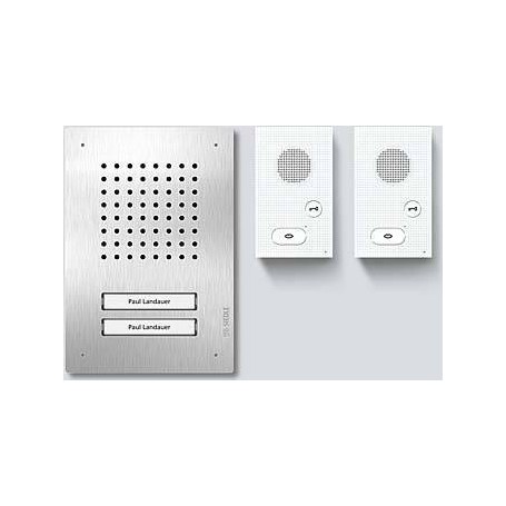Siedle SET CLAB 850-2 E/W Audio-Set Siedle Classic Edelstahl/Weiß (210010046-00)